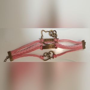 Pink hello Kitty bracelet